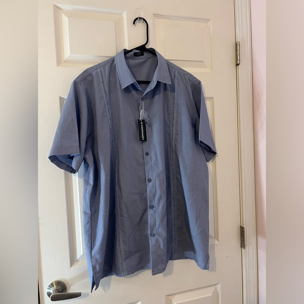 Coofandy Mens X-Large button down shirt NWT